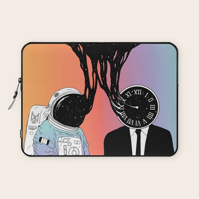 A Portrait of Space and Time ( A Study of Existence) Laptop Sleeve Gallery Image 1