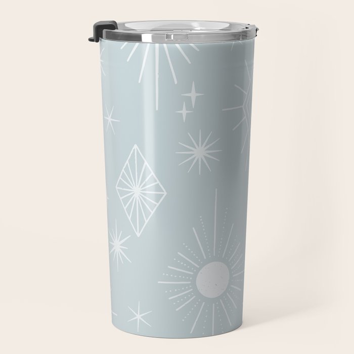 Celestial Boho Diamonds . Silver Sky Travel Mug Gallery Image 3