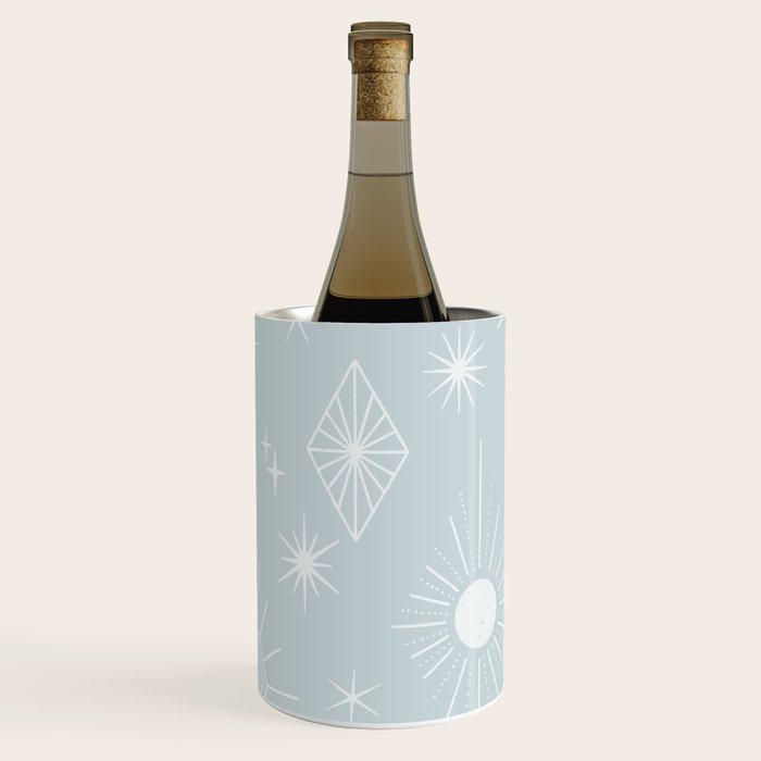 Celestial Boho Diamonds . Silver Sky Wine Chiller Gallery Image 2