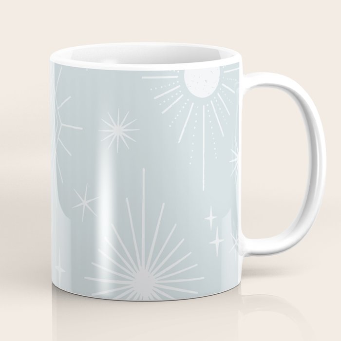 Celestial Boho Diamonds . Silver Sky Coffee Mug Gallery Image 1