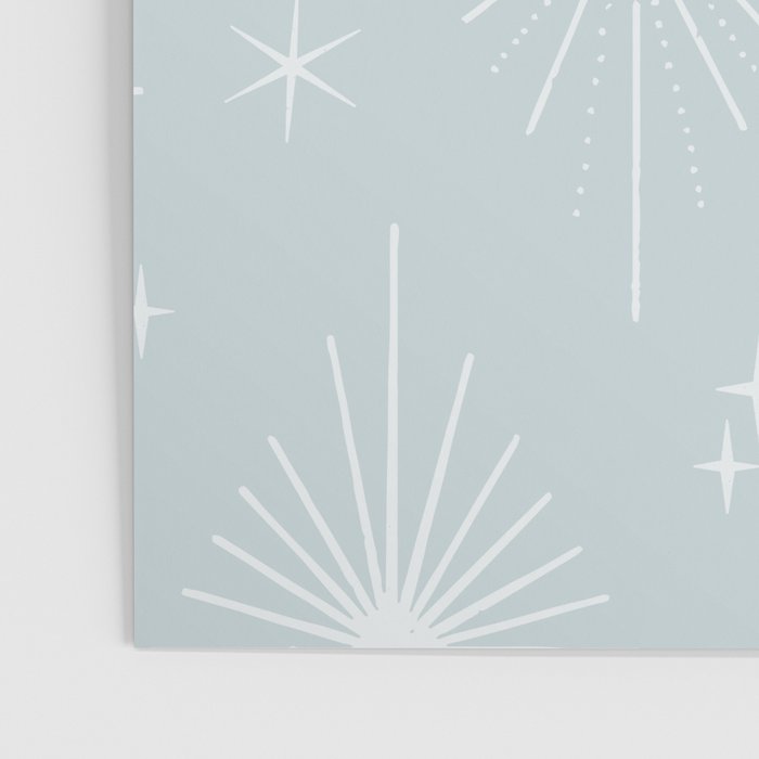 Celestial Boho Diamonds . Silver Sky Poster Gallery Image 3
