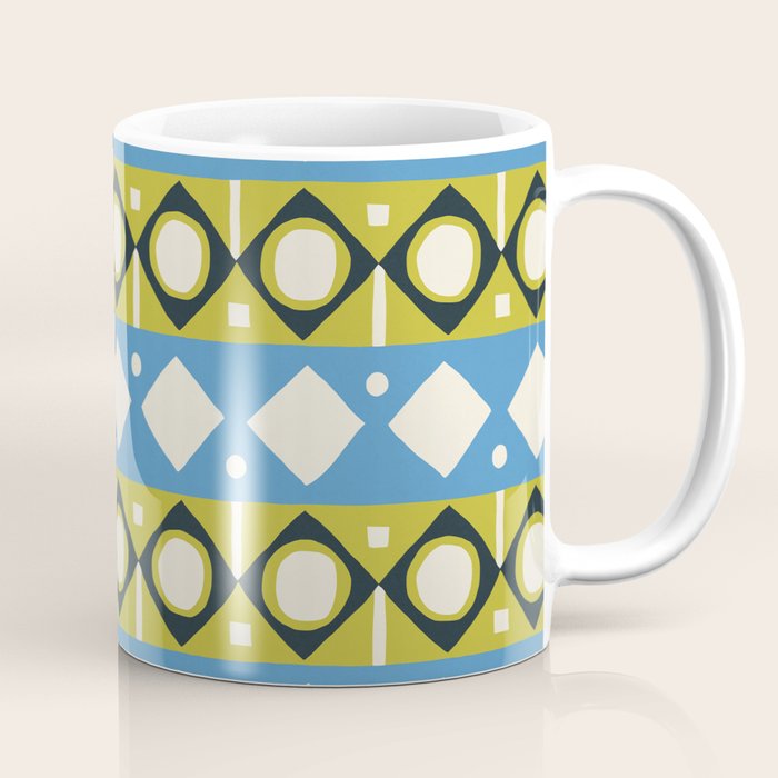 Simple Hand-cut Pattern #1 Coffee Mug Gallery Image 1