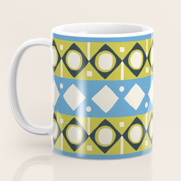 Simple Hand-cut Pattern #1 Coffee Mug Gallery Image 3