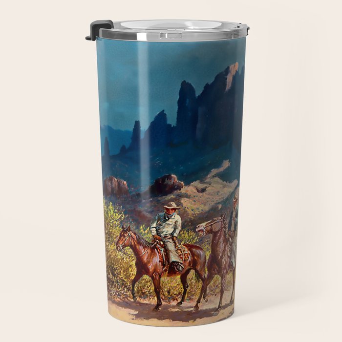 âSuperstition Trailâ by Western Painting Travel Mug Gallery Image 3