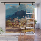 âSuperstition Trailâ by Western Painting Wall Mural Gallery Image 1