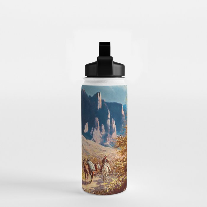 âSuperstition Trailâ by Western Painting Water Bottle Gallery Image 2
