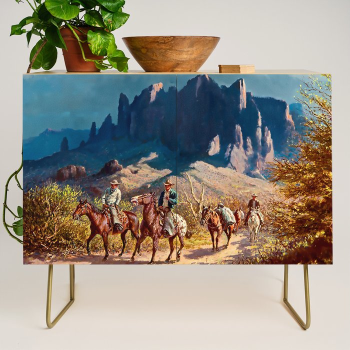 âSuperstition Trailâ by Western Painting Credenza Gallery Image 1
