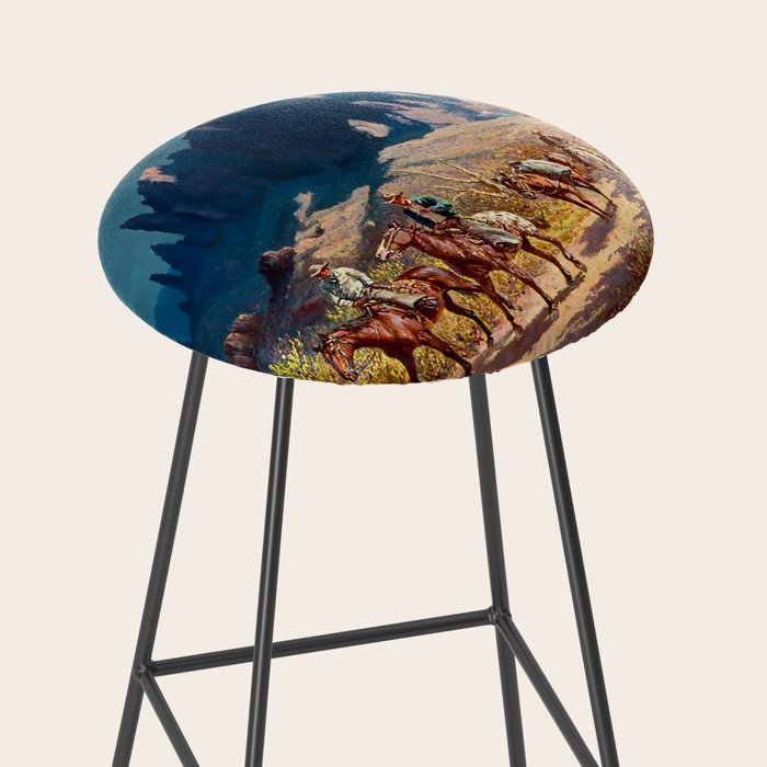 âSuperstition Trailâ by Western Painting Stool Gallery Image 2