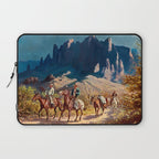 âSuperstition Trailâ by Western Painting Laptop Sleeve Gallery Image 1