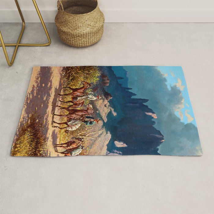 âSuperstition Trailâ by Western Painting Rug Gallery Image 1