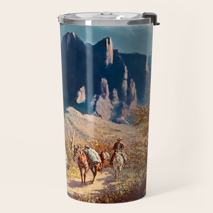 âSuperstition Trailâ by Western Painting Travel Mug Gallery Image 2