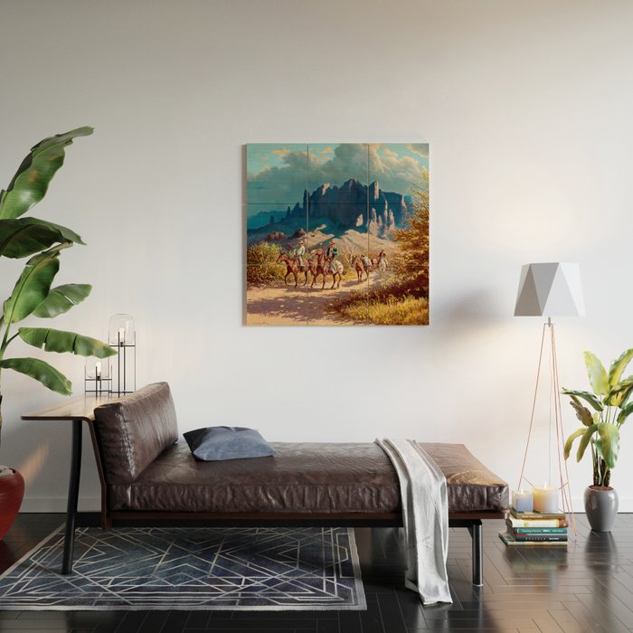 âSuperstition Trailâ by Western Painting Wood Wall Art Gallery Image 2