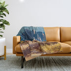 âSuperstition Trailâ by Western Painting Throw Blanket Gallery Image 1