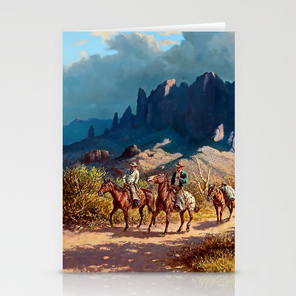 âSuperstition Trailâ by Western Painting Stationery Card Gallery Image 2