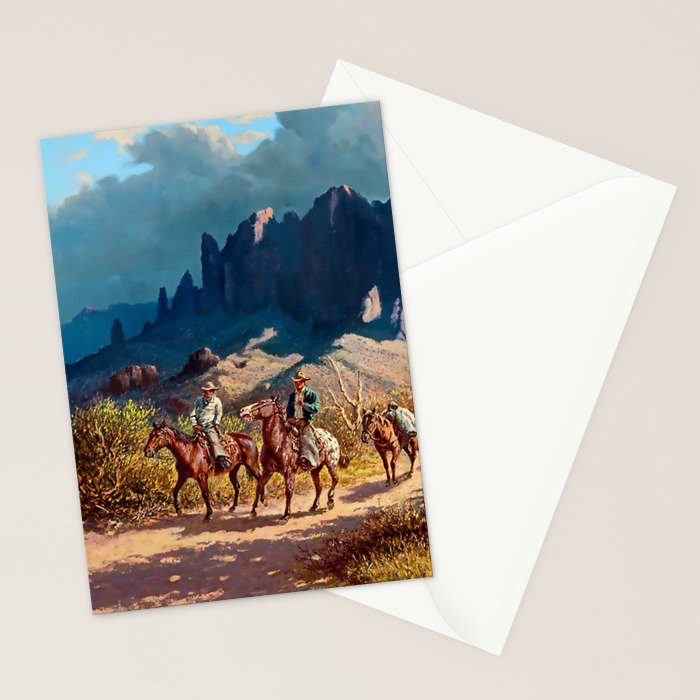 âSuperstition Trailâ by Western Painting Stationery Card Gallery Image 2