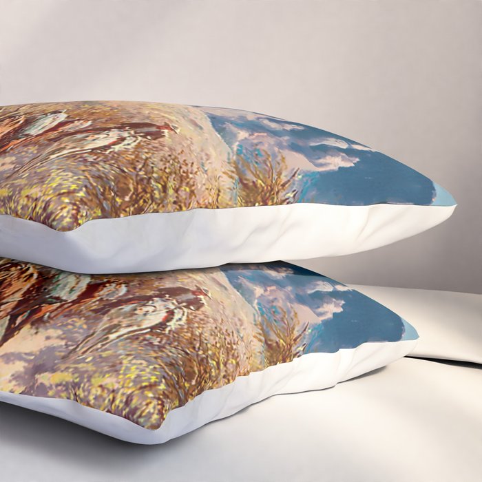 âSuperstition Trailâ by Western Painting Pillow Sham Gallery Image 3