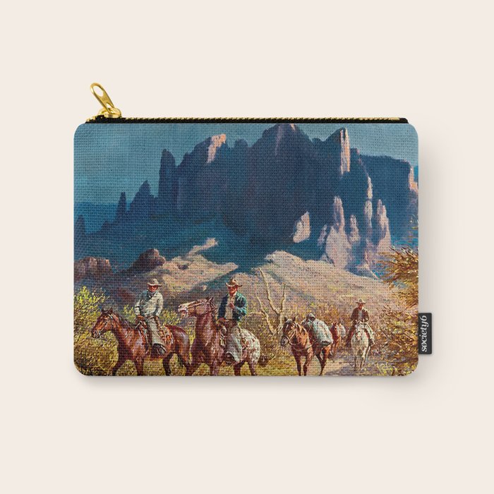 âSuperstition Trailâ by Western Painting Carry All Pouch Gallery Image 1