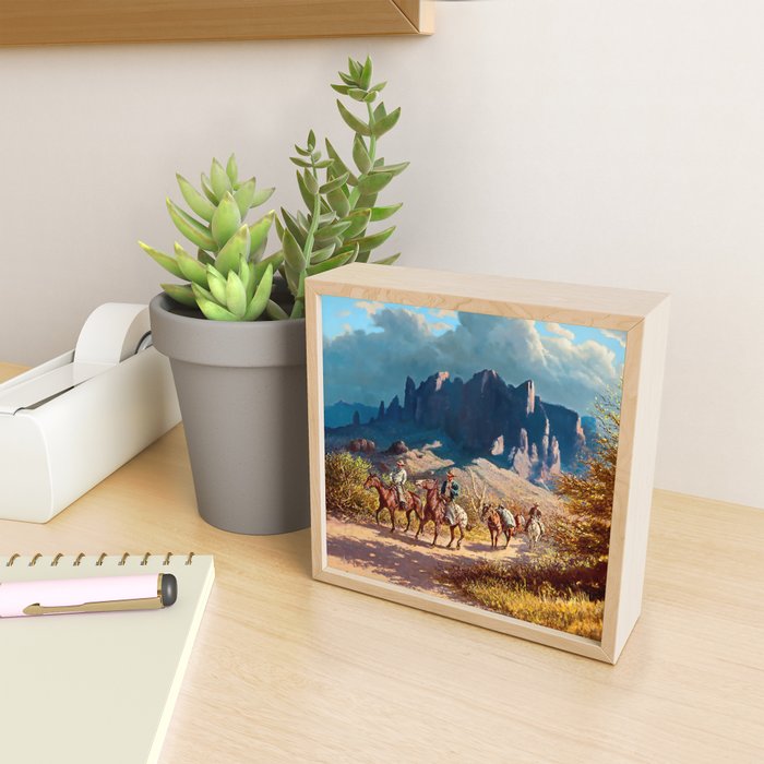 âSuperstition Trailâ by Western Painting Mini Art Print Gallery Image 2