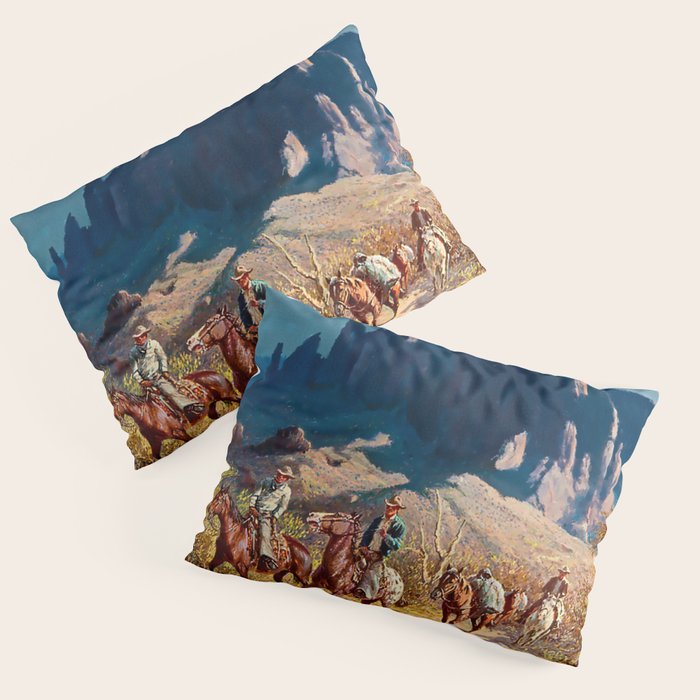 âSuperstition Trailâ by Western Painting Pillow Sham Gallery Image 3