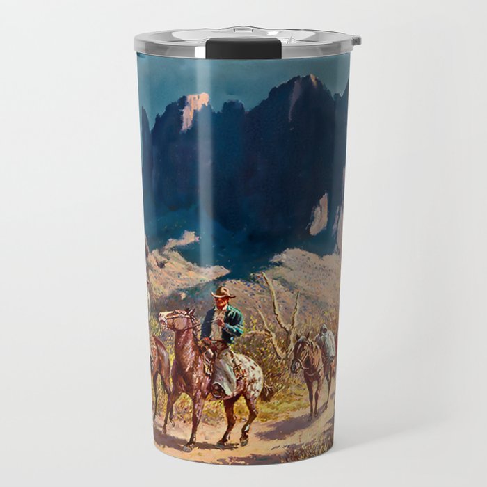 âSuperstition Trailâ by Western Painting Travel Mug Gallery Image 1
