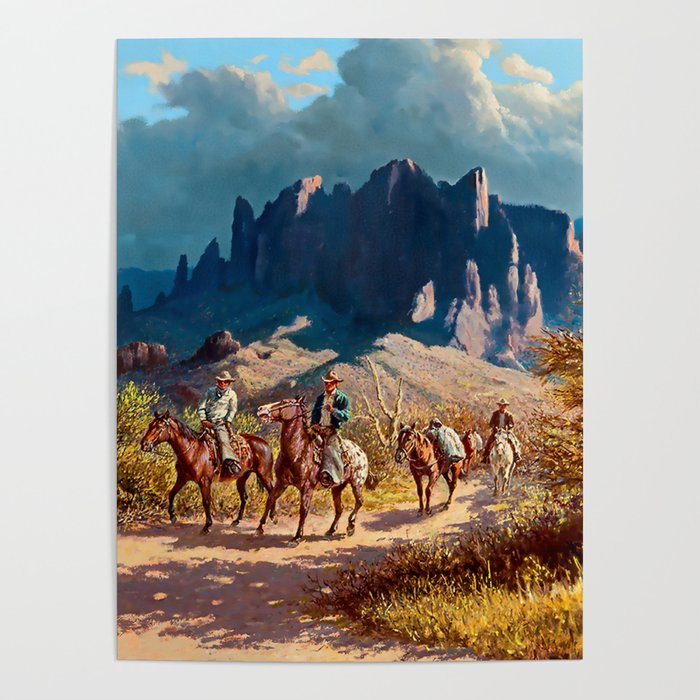 âSuperstition Trailâ by Western Painting Poster Gallery Image 1
