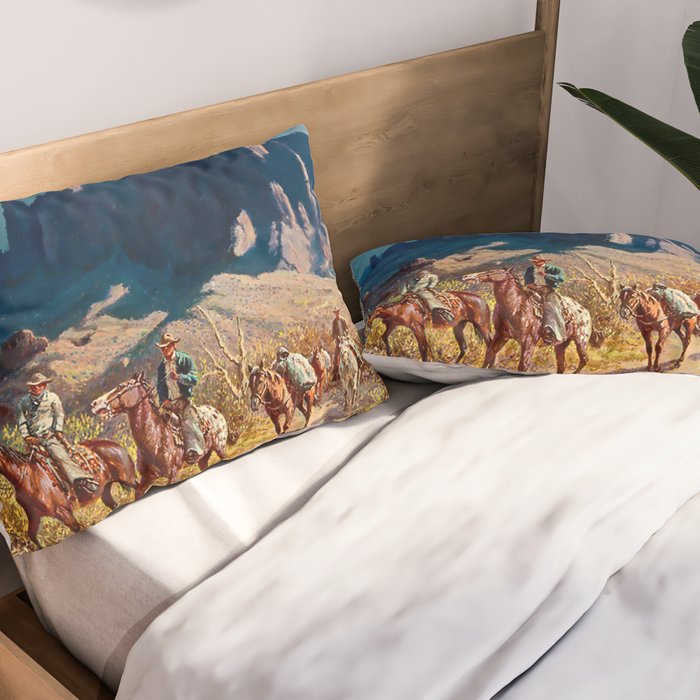 âSuperstition Trailâ by Western Painting Pillow Sham Gallery Image 2