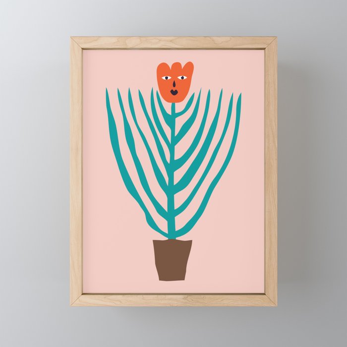 Sassy flower Mini Art Print Gallery Image 1