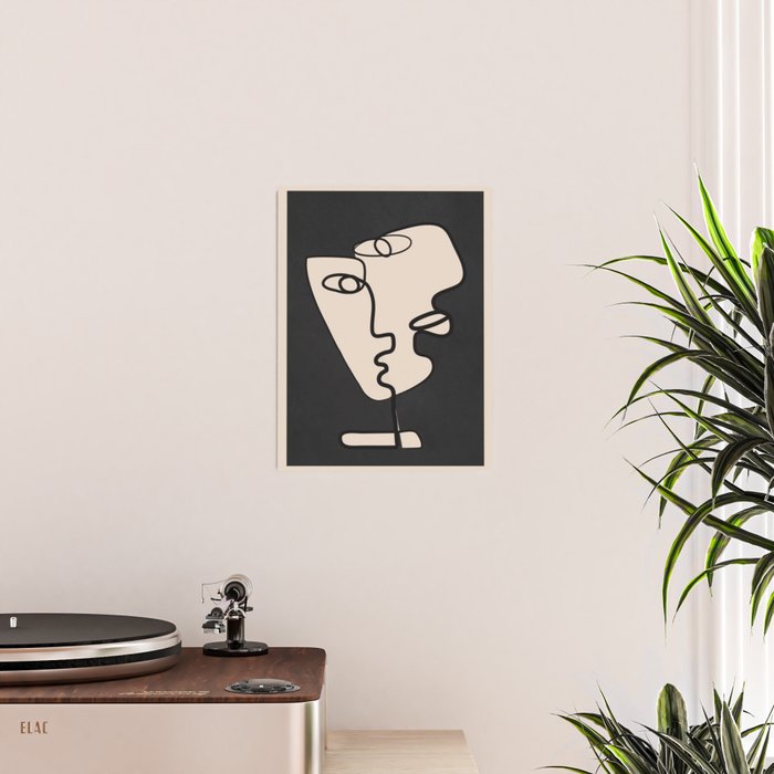 Interwoven Faces 1 Poster Gallery Image 2