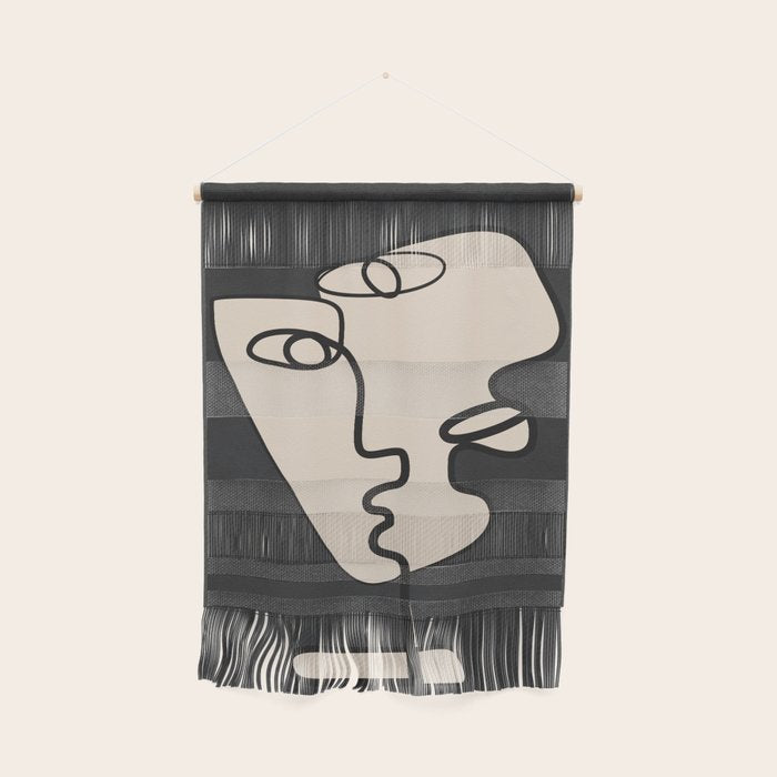 Interwoven Faces 1 Wall Hanging Gallery Image 1