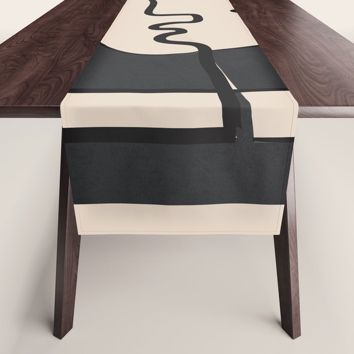 Interwoven Faces 1 Table Runner Gallery Image 1