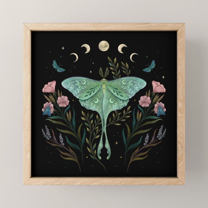 Luna and Forester Mini Art Print Gallery Image 1