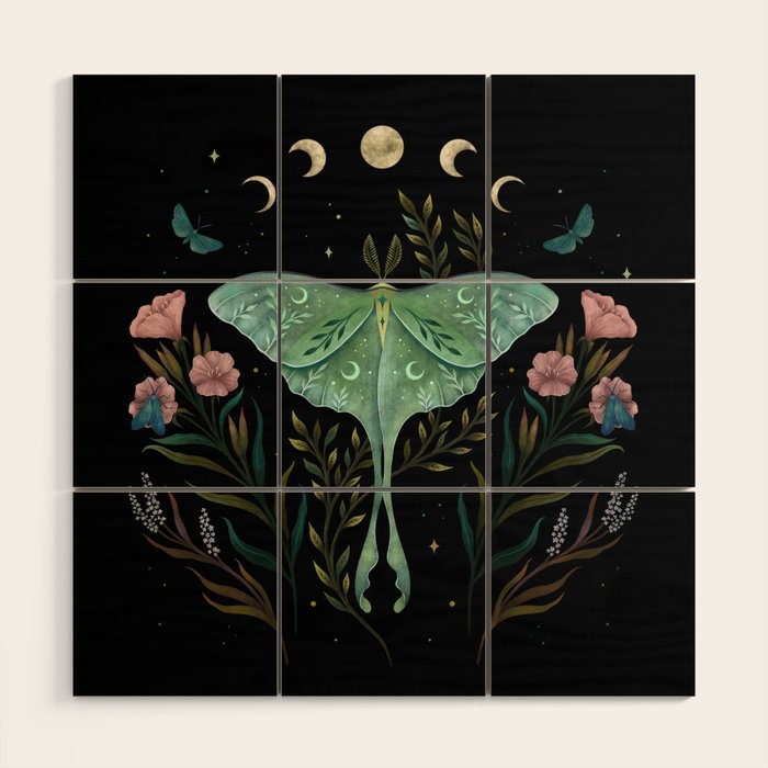 Luna and Forester Wood Wall Art Gallery Image 1