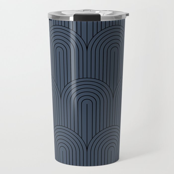 Art Deco Arch Pattern XLVII Travel Mug Gallery Image 1