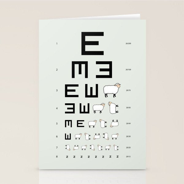 The EWE Chart Stationery Card Gallery Image 1
