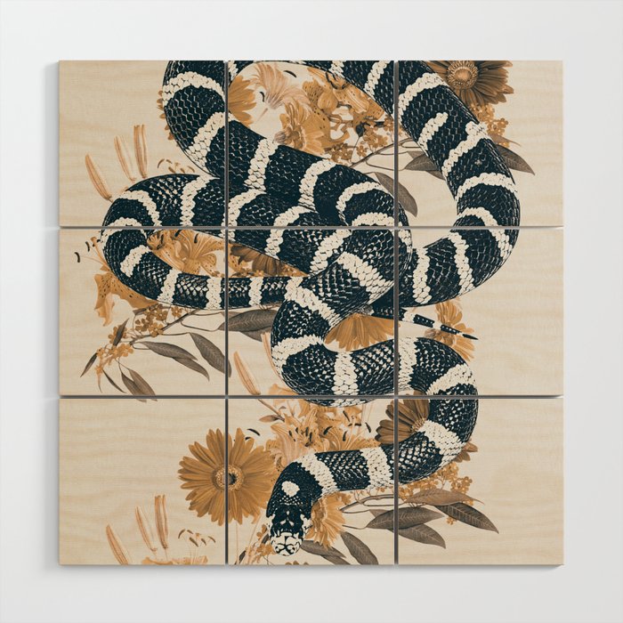 SNAKE Wood Wall Art Gallery Image 1