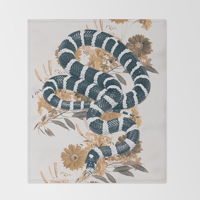 SNAKE Throw Blanket Gallery Image 2