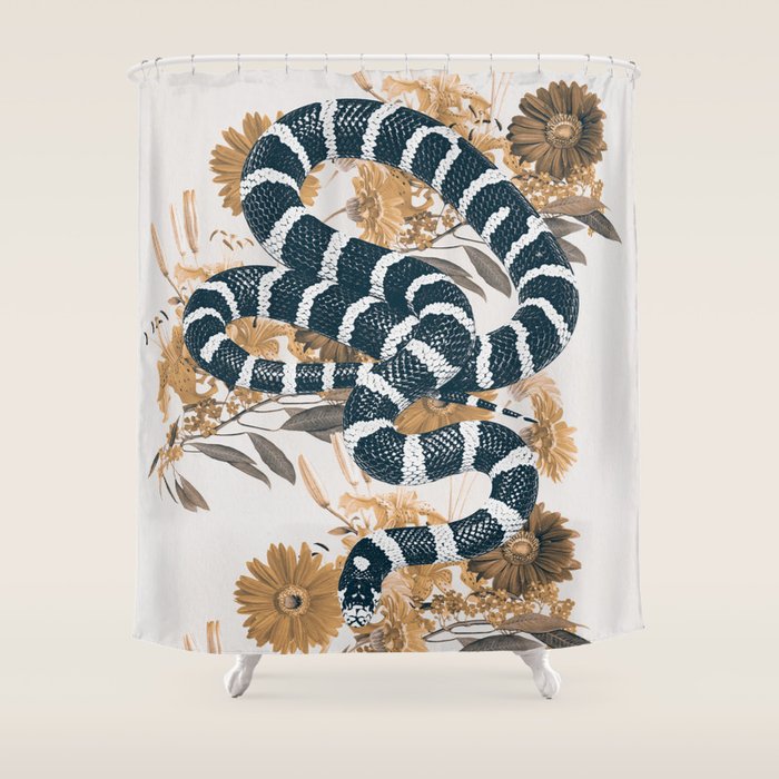 SNAKE Shower Curtain Gallery Image 1