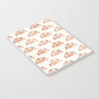 block print suns - multi colored terra cotta Notebook Gallery Image 3