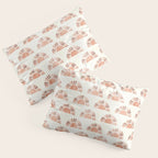 block print suns - multi colored terra cotta Pillow Sham Gallery Image 3