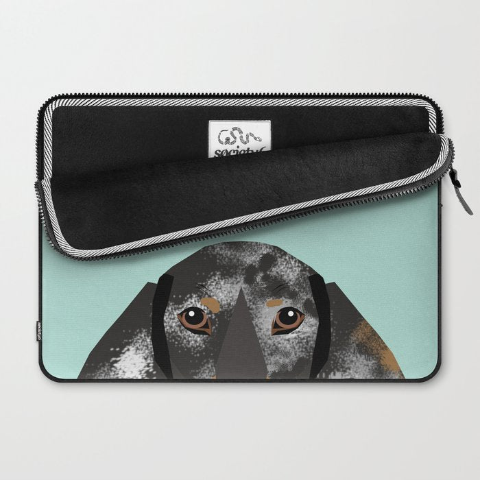 Doxie Dachshund merle dapple dog cute must have dog accessories dog gifts cute doxies dachshunds des Laptop Sleeve Gallery Image 2