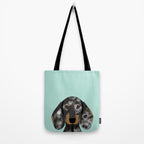 Doxie Dachshund merle dapple dog cute must have dog accessories dog gifts cute doxies dachshunds des Tote Bag Gallery Image 2