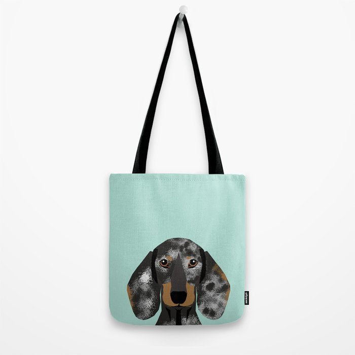 Doxie Dachshund merle dapple dog cute must have dog accessories dog gifts cute doxies dachshunds des Tote Bag Gallery Image 2