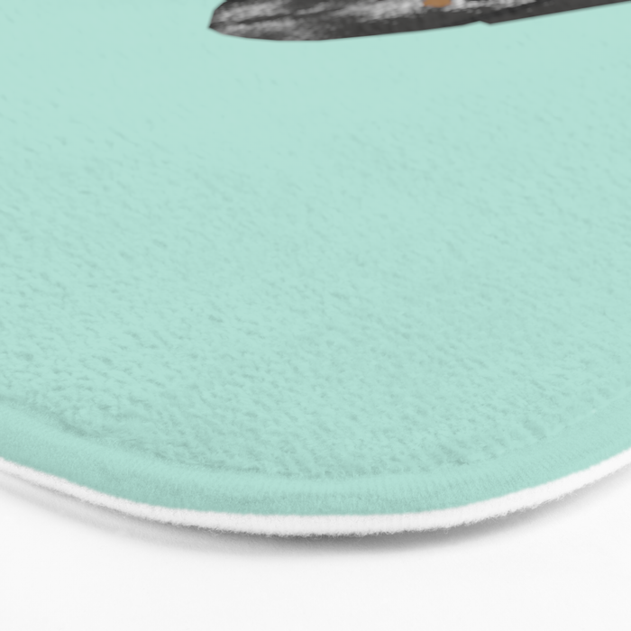 Doxie Dachshund merle dapple dog cute must have dog accessories dog gifts cute doxies dachshunds des Bath Mat Gallery Image 3
