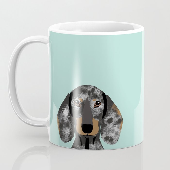 Doxie Dachshund merle dapple dog cute must have dog accessories dog gifts cute doxies dachshunds des Coffee Mug Gallery Image 3