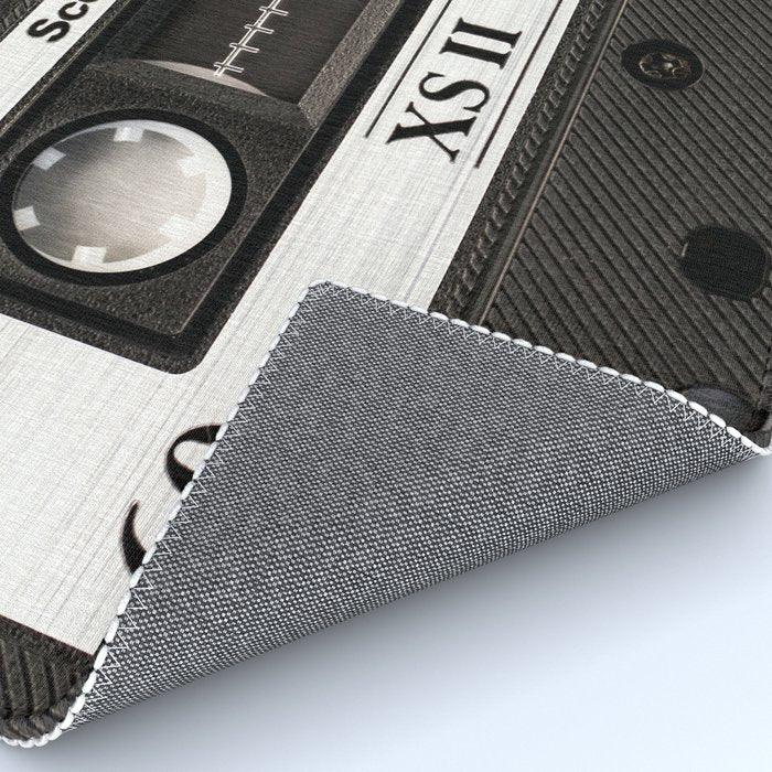Cassette Tape Black And White #decor #society6 #buyart Rug Gallery Image 4
