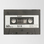 Cassette Tape Black And White #decor #society6 #buyart Rug Gallery Image 2