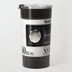 Cassette Tape Black And White #decor #society6 #buyart Travel Mug Gallery Image 3