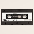 Cassette Tape Black And White #decor #society6 #buyart Desk Mat Gallery Image 3