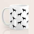 Black Labrador Retriever Dog Silhouette Coffee Mug Gallery Image 3