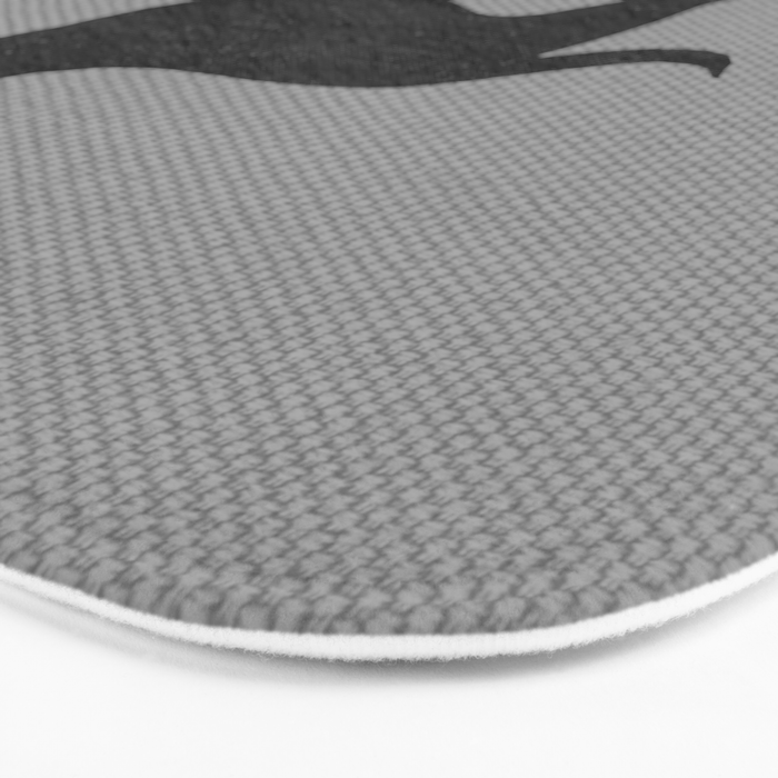Black Labrador Retriever Dog Silhouette Bath Mat Gallery Image 3